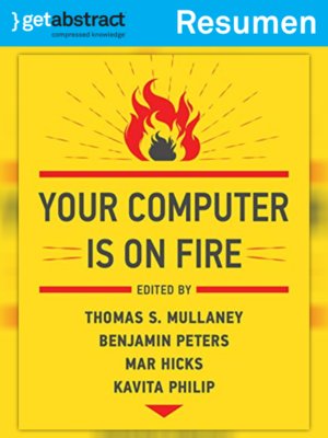cover image of Su computadora está en llamas (resumen)